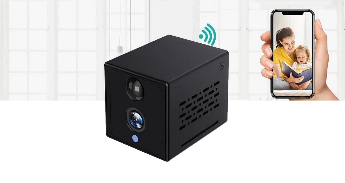 Mini telecamera spia nascosta FULL HD WiFi 24/7 140°