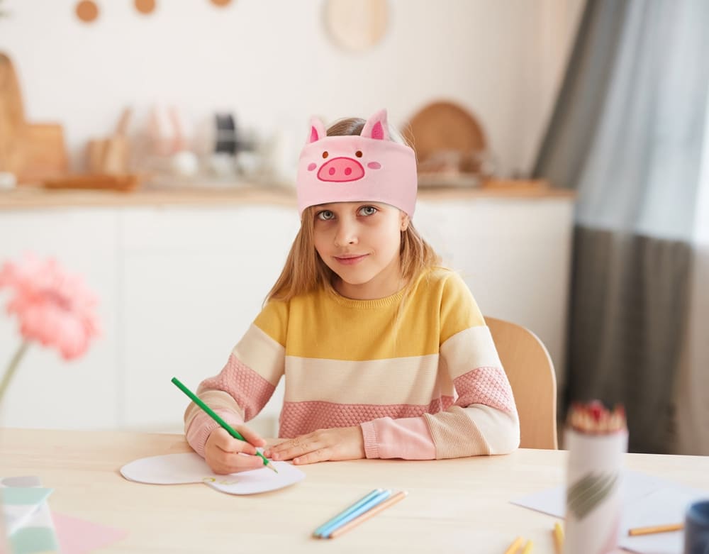 maschera per dormire bluetooth per bambini per dormire meglio la testa