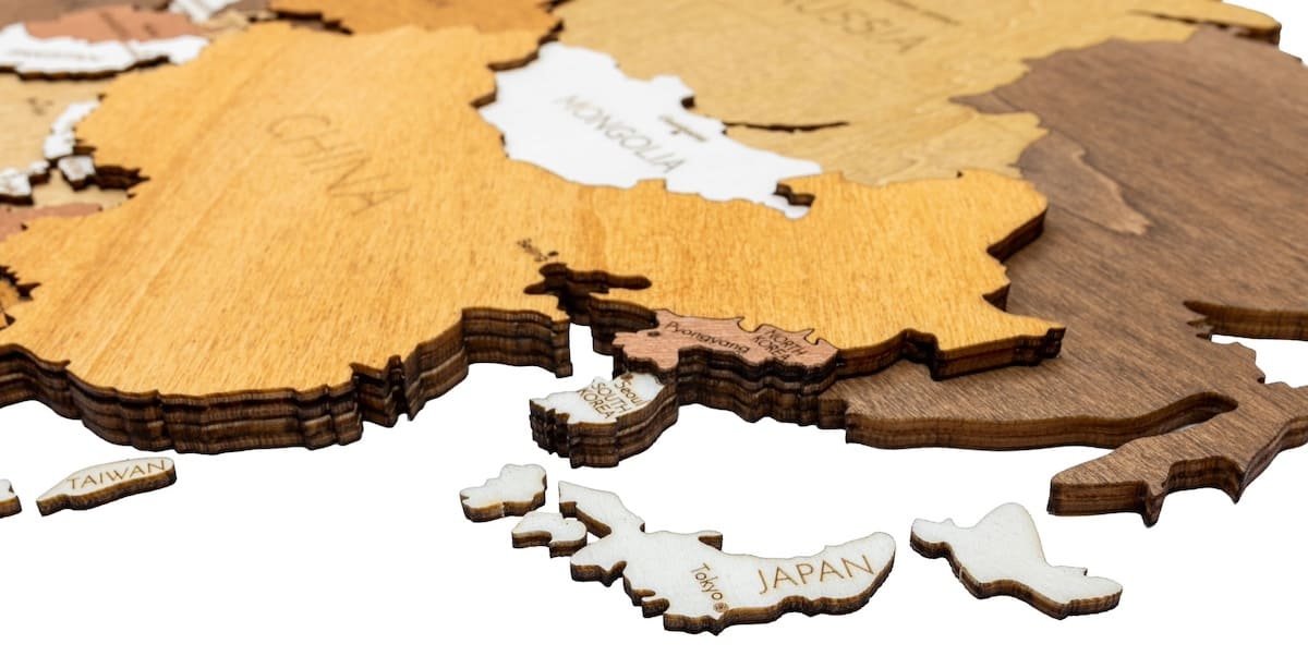 mappe in legno 3 4 strati di legno come un'immagine