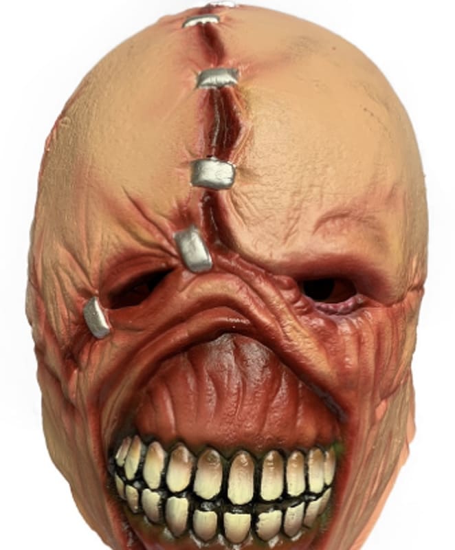 Mostro resident evil testa maschera viso zombie