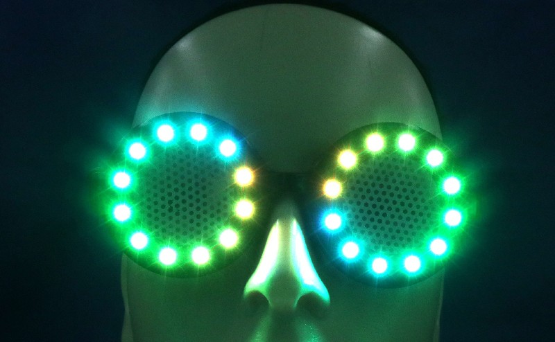 Cyberpunk Occhiali Led Bar Props Uomini E Donne Luminosi Occhiali