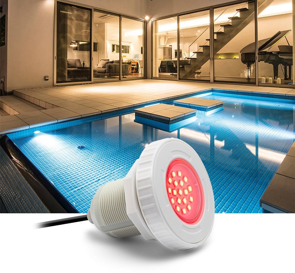 illuminazione piscina led rgb lampada luce colorata per piscine stagni fontane