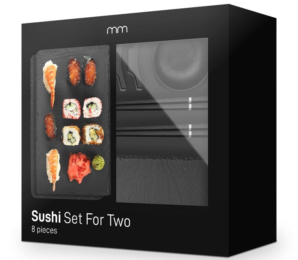 set per sushi per 2 persone, kit per la preparazione di porzioni