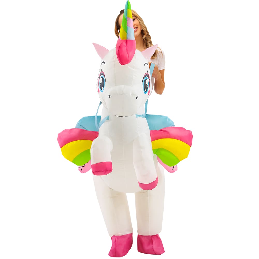 costume gonfiabile unicorno